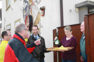 Joachim Eck bei Winzerfamilie Roth in Kleinochsenfurt