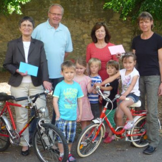  Fahrradbasar-Spende an Kindergarten und Grundschule - SPD Ochsenfurt Bildidee 